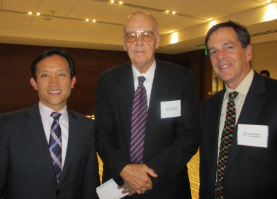 SF Board of Supervisors President David Chiu; James Brosnahan, Morrison & Foerster and 2013 BASF President Chris Kearney, Keker & Van Nest 