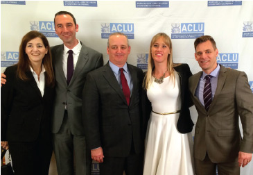 From left, Ellen Papadakis, Seth Levy, Scott Shepardson, Danielle Kleinman and Cameron Cloar.