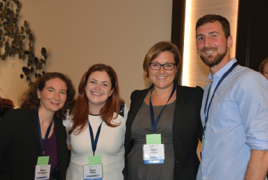 From left, Phyra McCandless, Anne Smiddy, Katy Young and Stan Sarkisov