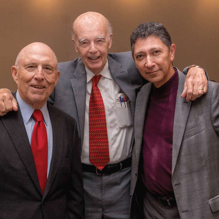 basf-presidents-3 1995 President Mel Goldman, 1977 President Jim Brosnahan, and 2010 President Arturo González
