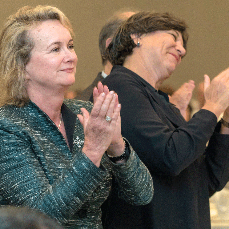 basf-presidents-5 2002 President Angela Bradstreet and 2007 President Nanci Clarence