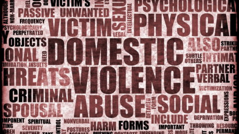 domestic violence related words cloud