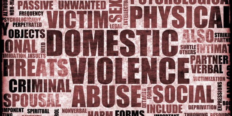 domestic violence related words cloud