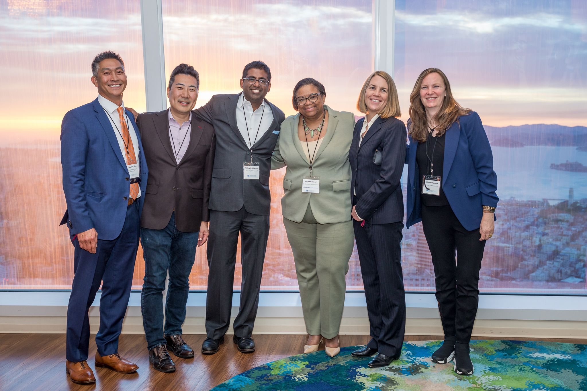 Ted Ting, Charles Jung, Vidhya Prabhakaran, Yolanda Jackson, Teresa Johnson, Mary McNamara / Photo by Katie Thyken