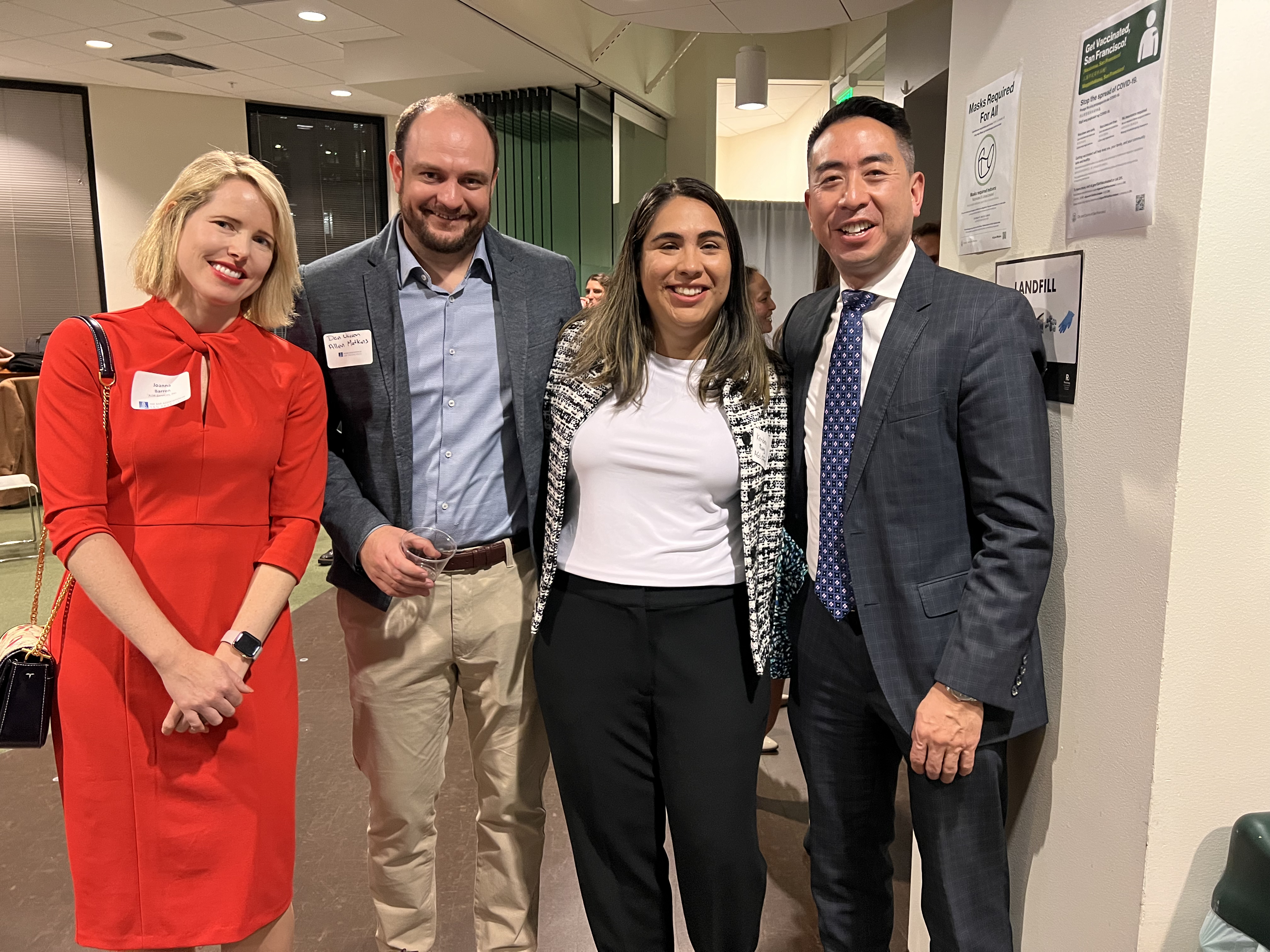 Members pictured at the Diversity Reception.