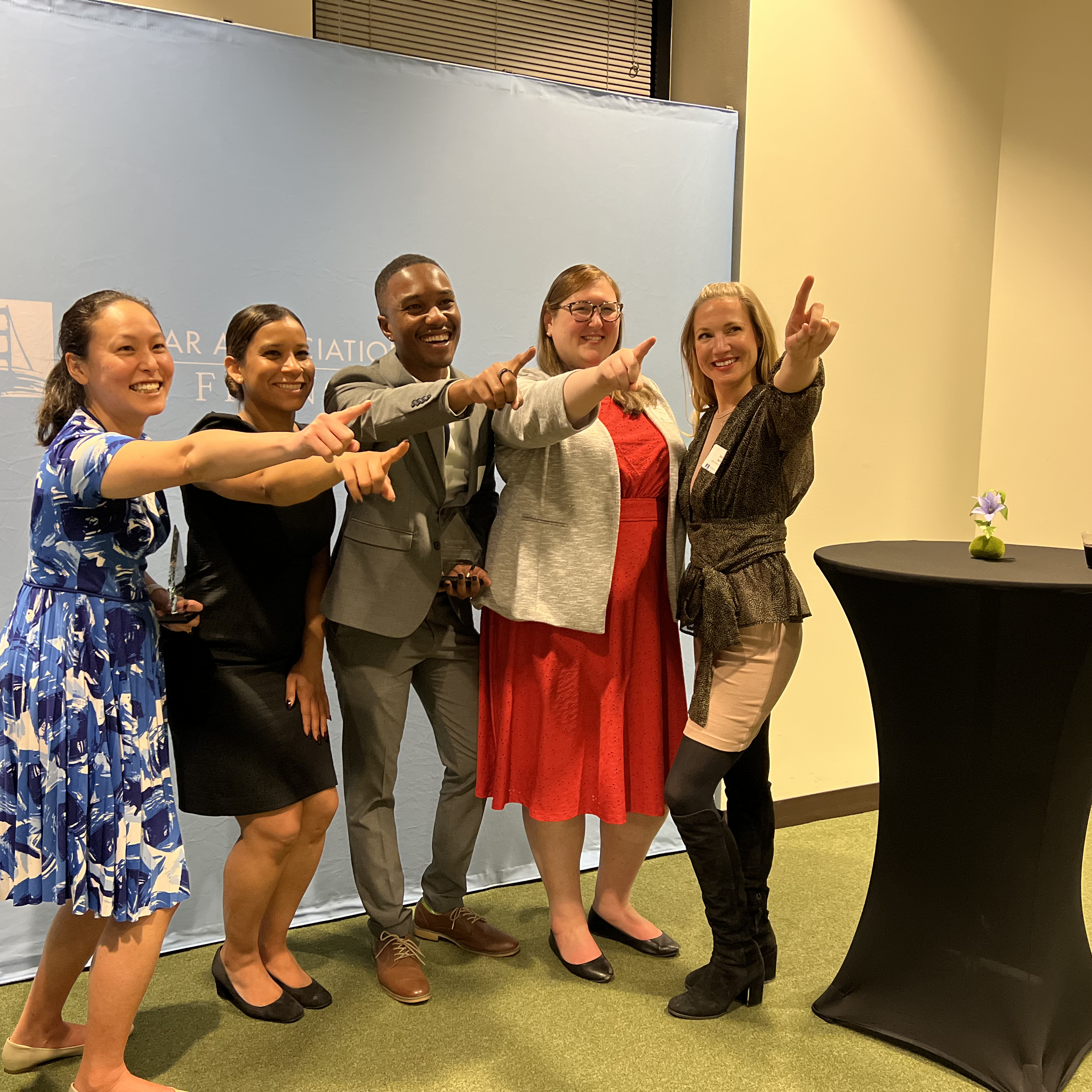 Kelly Matayoshi, Sydney Allen, Ernest Hammond III, Courtney Brown, and Jess Ryland.